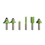 CSOOM 6-teiliger Satz professioneller Oberfräser und Hartmetallfräser zum Schneiden und Trimmen von Holz