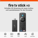 Amazon Fire TV Stick HD (Neueste Generation), Free- und Live-TV, Alexa-Sprachfernbedienung, Smart-Home-Steuerung, HD-Streaming