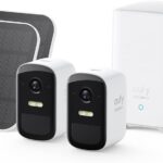 eufy Security eufyCam 2C 2-Kamera-Set, Solarpanel, Überwachungskamera Aussen Solar, HomeKit-kompatibel, 1080p HD, IP67-Wetterfest, Nachtsicht, Ohne monatliche Gebühren