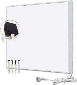 Infrarotheizung 300 Watt, Energiesparende Infrarot Wandheizung - Infrarot Heizung Heizkörper Heizpaneel - Elektroheizung mit Uberhitzungsschutz - 500 * 600mm - TÜV