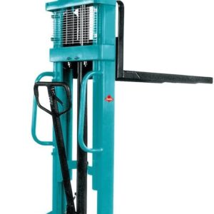 Ameise Hydraulik-Stapler PSM | 1.000 kg Tragkraft | 2.500 mm Hubhöhe | 1.100 mm Gabellänge | 2-Fach-Teleskop-Hubgerüst | Hochleistungs-Hydraulikpumpe | Hochhubwagen manuell | Stahl |Türkisblau