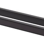 hansgrohe AddStoris - Handtuchhalter zweiarmig, Badetuchhalter, Handtuchstange doppelt, verdeckte Befestigung, Badezimmer Zubehör, Mattschwarz, 41770670