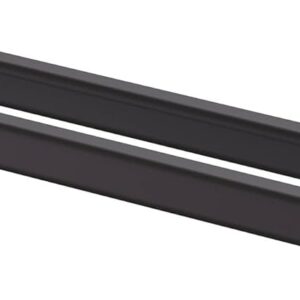 hansgrohe AddStoris - Handtuchhalter zweiarmig, Badetuchhalter, Handtuchstange doppelt, verdeckte Befestigung, Badezimmer Zubehör, Mattschwarz, 41770670