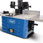 Scheppach Fräsmaschine HF60 Tischfräsmaschine | 230V 1500W | Spannzangen 6/8/12mm | Spindelhöhe max. 40mm | variable Drehzahlregulierung 11500 bis 24000 min-1 | inkl. Tischverbreiterungen
