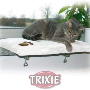 TRIXIE Liegeplatte für Fensterbänke - lichtgrau 51 × 36 cm