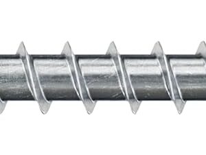 fischer PowerFast II PTF 5,0 x 60, Spanplattenschraube (100 Stk.) mit Vollgewinde, Pan Head mit Innenstern, Schraube für Holzverarbeitung, reduziert Einschraubwiderstand & Einschraubzeit