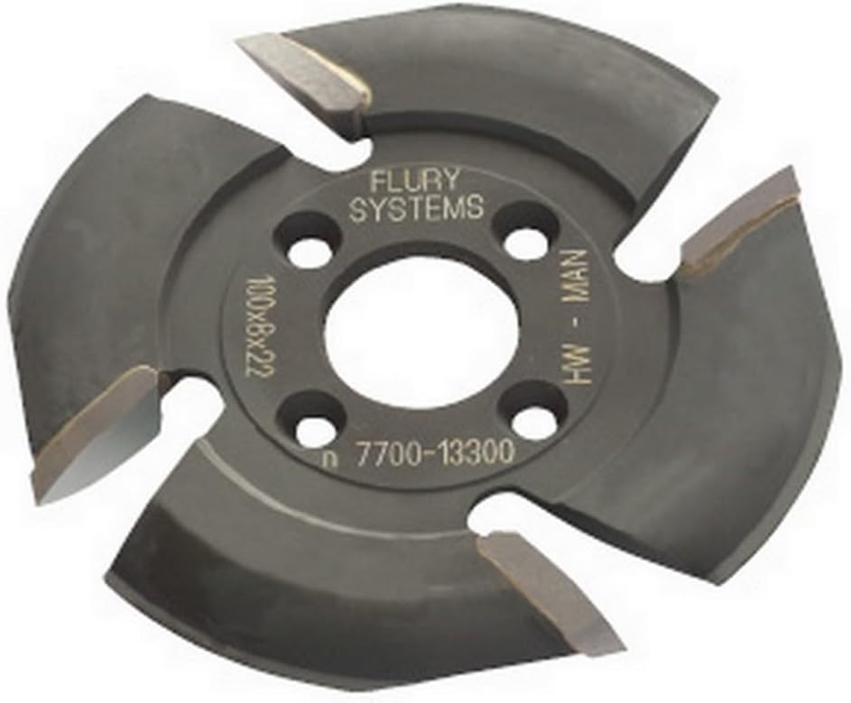 Flury Harzgallenfräser 100x8x22mm Z=4 für Fräsen von Lamello Mafell Bosch 901060