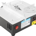 Mini Tischkreissäge mit 4 Klingen, 96W Kleine Tischsäge, 0,1–15 mm Sägeblatthöhe, Tischsäge für Holzbearbeitung