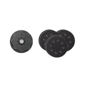 Fein Schleifset (runde Form, Aufnahme Starlock Plus, gelochte Ausführung, 1x Schleifteller, Je 2X Schleifblätter Korn 60, 80, 180) 63806195210