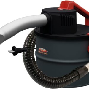 Mauk® Pelletofen Kamin & BBQ Holzkohle Aschesauger & Grillgebläse Feuerbalg - 4 Liter Nass/Trocken Handsauger mit HEPA-Filter und 600 Watt Motorleistung