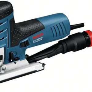 Bosch Professional Stichsäge GST 150 CE (780 Watt, Schnitttiefe Holz max: 150 mm, ohnne Schlauch, im Koffer) ST 150 CE Stichsäge (mit 1 Sägeblatt T144D, max. 150 mm Schnitttiefe, 780 W, Koffer) 0601512000 blau