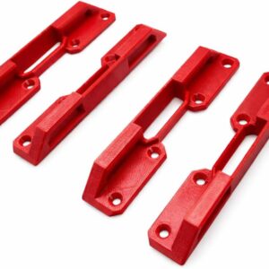 4x Halterung kompatibel mit L-BOXX | Passend für Bosch Sortimo L-BOXX | L-Safe Sicherung für sicheren Transport | Stabile Halter für Rollwagen & Laderaum | Fixierung für 102/136/238/374