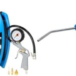 Güde Kompressor Airpower 180/08# 50077 & BGS 3208 | Druckluft-Ausblaspistole | 100 mm | Drukluftpistole | Griff aus blauem Nylon-Fiberglas