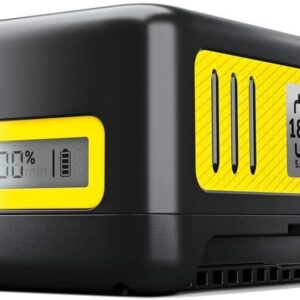 Kärcher Battery Power 18/50, 18 V, 5 Ah (Energieverbrauch 90 Wh, Echtzeitanzeige Akku, Lithium-Ionen-Akku, extrem robust, Temperaturmanagement, Strahlwasser geschützt, automatischer Lagermodus)