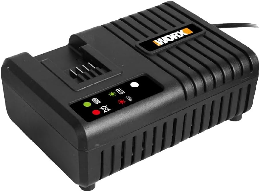 Original WORX WA3867 Akku Ladestation – Akku Schnell-Ladegerät - universal für WORX PowerShare Akkus bis 6000mAh