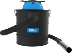 Güde GA 18-1200.1R Aschesauger – 230 Volt, 1200 Watt, 18 Kilopascal Unterdruck, 18 Liter Behälter, mit HEPA-Filter, Selbstreinigungsfunktion, Metall-Saugschlauch und Alu-Saugrohr, für Kamin, Ofen
