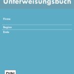 Unterweisungsbuch: Unterweisung betriebliche Unfallverhütung | Arbeitsschutz Belehrungen | D-GUV