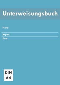 Unterweisungsbuch: Unterweisung betriebliche Unfallverhütung | Arbeitsschutz Belehrungen | D-GUV