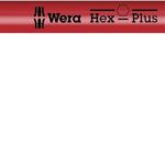 Wera 950 SPKL Winkelschlüssel Multicolour, metrisch, BlackLaser, Hex-Plus, 6.0 mm. rot, 05022612001