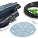 Festool Exzenterschleifer ETS EC 150/5 EQ (mit Schleifteller Ø 150 mm MULTI-JETSTREAM 2 (weich W-HT), Schraubendreher)