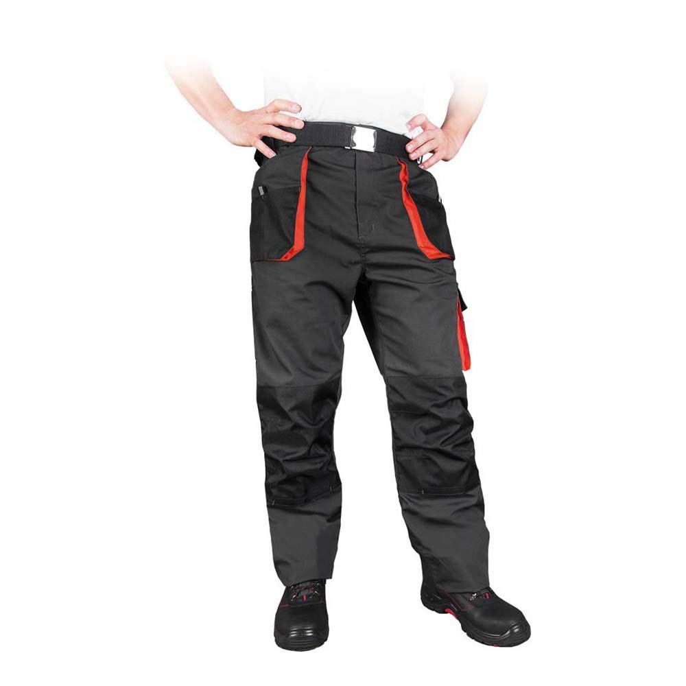 Arbeitshose schwarz mit Kniepolstertaschen, 260g/m² 56 – Bild 2