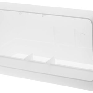 220 x 90 mm / 22 x 9 cm Kunststoff Rechteckiger Kanalbogen für Rohranschluss - Rohrverbinder Winkel: 90° - Lüftung/Belüftung System, Heizung, Kühlung - Klimaanlage, Abluft Kanalverbinder