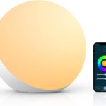 Hifree Smart LED Tischlampe, Nachttischlampe Touch Dimmbar funktioniert mit Alexa und Google Assistant, Wifi Atmosphäre Nachtlicht Stimmungslicht, Robust und Sicher für Kinder