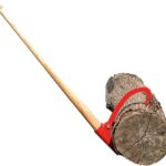 CROSSFER Wendehaken mit seitlicher Raste, Hakenlänge 133mm für Stammdurchmesser bis zu 50cm, Baumwender mit robustem Eschenstiel