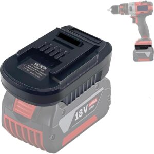BS18EIN für Bosch auf für Einhell Akku-Adapter, Batterieadapter für Bosch Professional 18V System Akku BAT609 BAT612 für Einhell 18V Elektrowerkzeuge (Keine Batterie)