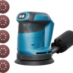 Akku Exzenterschleifer für makita 18V Akku (Akku nicht), Kabellose Elektroschleifer für die Holzbearbeitung, Metallverarbeitung, Lackentfernung, Rostentfernung, Autopolitur, Heimwerken usw