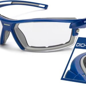 GENYED Arbeitsschutzbrille, CE EN166 zertifiziert, Schutzbrille, Anti-Beschlag und Anti-Kratz-Beschichtung, UV400-Gläser, Seitenschutz, Für Männer und Frauen, Arbeitsbrille, Sicherheitsbrille