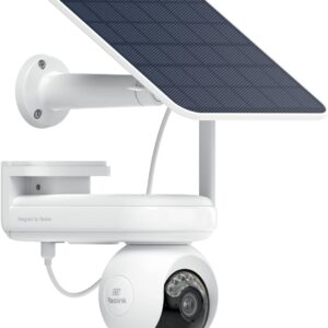 Reolink Altas PT Ultra, Erste 4K Solar Überwachungskamera Aussen Akku mit Daueraufzeichnung, Auto-Tracking, 10s Voraufzeichnung, ColorX-Nachtsicht, 8MP PT WLAN Kamera Outdoor, Wi-Fi 6, mit Solarpanel