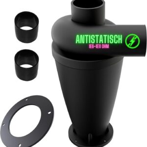 Zyklonabscheider - Absaugung Werkstatt - Absauganlage Späneabsauganlage - Cyclone Dust Collector - Absaugung Holzspäne für Staubsauger - Staubabscheider für Holzspäne
