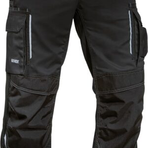 Uvex Tune-Up Herren-Arbeitshose lang - robuste Männer-Arbeitshosen mit Kniepolster-Taschen - 35% Baumwolle
