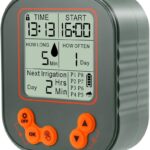 Bewässerungscomputer, Wasserzeitschaltuhr Regenverzögerung, Timer Bewässerungssystem mit LCD-Display, Garten Automatische Bewässerungs Kindersicherung, 8 Auto Bewässerungsmodi- und Manueller Modus