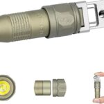 OLIGHT iUltra Aufladbare EDC Taschenlampe Schlüsselhänger 80 Lumen 20g Mini LED Schlüsselbund Handlampe, IPX6 Wasserdicht Flashlight für Camping, Outdoor, Notfälle und Täglichen Gebrauch(Olivgrün)