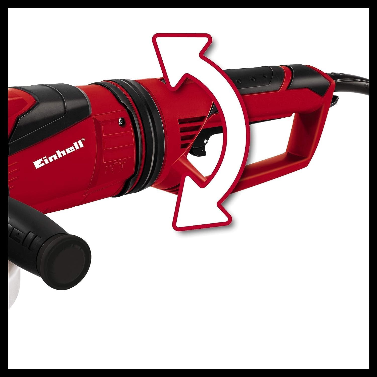 Einhell Winkelschleifer TE-AG 230 (2350 W, Scheiben-Ø 230 mm, Softstart, drehbarer Handgriff, Anti-Vibration, ohne Trennscheibe) – Bild 4