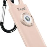 Personal Alarm Schlüsselanhänger Frauen - Extra Laute Sirene, Stroboskoplicht, Sicherheit für Senioren und Damen