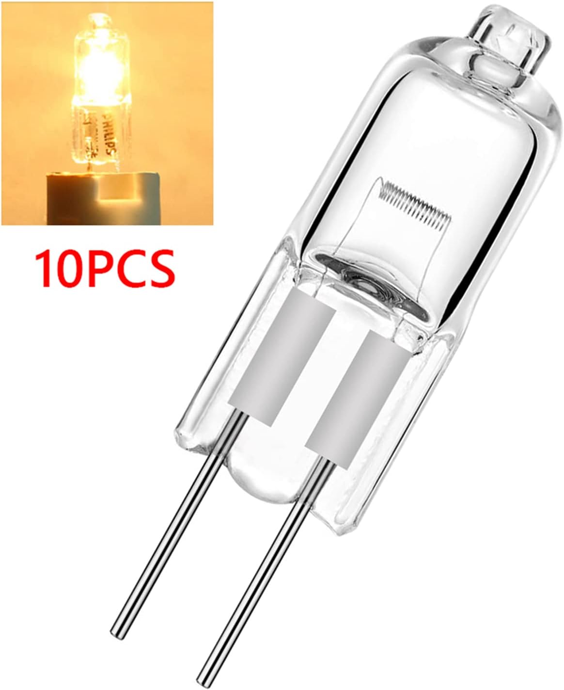 12V 20W 10W Mikrowellen Halogen Glühbirne Ersatz Mit 2-poliger Kühlschrank Ofen Beleuchtungsbirne Kleingeräte Teile Kleingeräte Glühbirnen – Bild 5