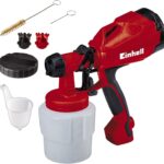 Einhell elektrisches Farbsprühsystem TC-SY 400 P (400 W, für kleine und mittelgroße Arbeitsflächen, für Lacke uund Lasuren, Farbmengenregulierung), 800 ml