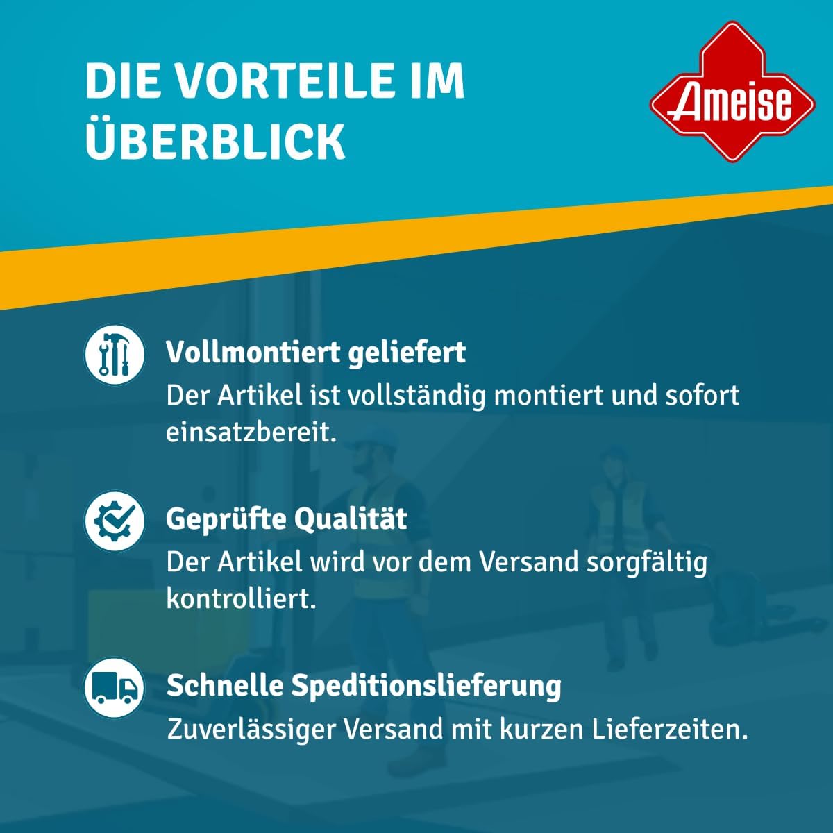 Ameise Hydraulik-Stapler PSM | 1.000 kg Tragkraft | 2.500 mm Hubhöhe | 1.100 mm Gabellänge | 2-Fach-Teleskop-Hubgerüst | Hochleistungs-Hydraulikpumpe | Hochhubwagen manuell | Stahl |Türkisblau – Bild 2