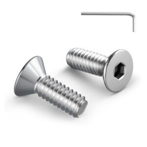 20 Stück M3 x 12 mm Senkkopfschrauben Innensechskant Antrieb Schrauben Edelstahl A2 V2A Vollgewinde mit Innensechskantschlussel