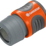 Gardena Perlstrahl-Adapter: Perlator für spritzfreies Wasser am Wasserhahn, zum Aufstecken auf den Gardena Hahnverbinder, für sanften, luftdurchsetzten, gebündelten Wasserstrahl (2905-26)