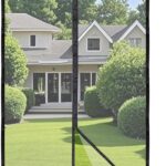 Apalus Prime Fliegengitter Tür, Magnet Insektenschutz Balkontür 90x210cm, Lichtdurchlässig, Reißfest, Wetterfest, Langlebig, Stärkere Magneten als beim Klassik, 3.8cm Klettband Oben, Nicht Kürzbar