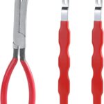 Kfz Werkzeug 3 Stück, Elektrischer Kfz Stecker Abzieher Entferner Werkzeug, Universal Steckverbinder-Trennwerkzeuge, Automotive Elektrische Trennzange, Für Auto Reparatur Kabelbaum-Entriegelung