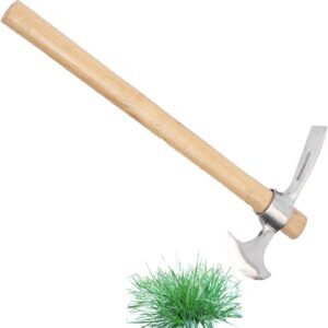 Kreuzhacke Wiedehopfhacke, 2-in-1 Garten-Spitzhacke Gartenhacke Mit Breitblatt, 41cm Gartenhacke Handwerkzeug Zum Umpflanzen, Graben, Pflanzen, Lösen Von Erde Für Gärtner, Wurzeln Schneiden