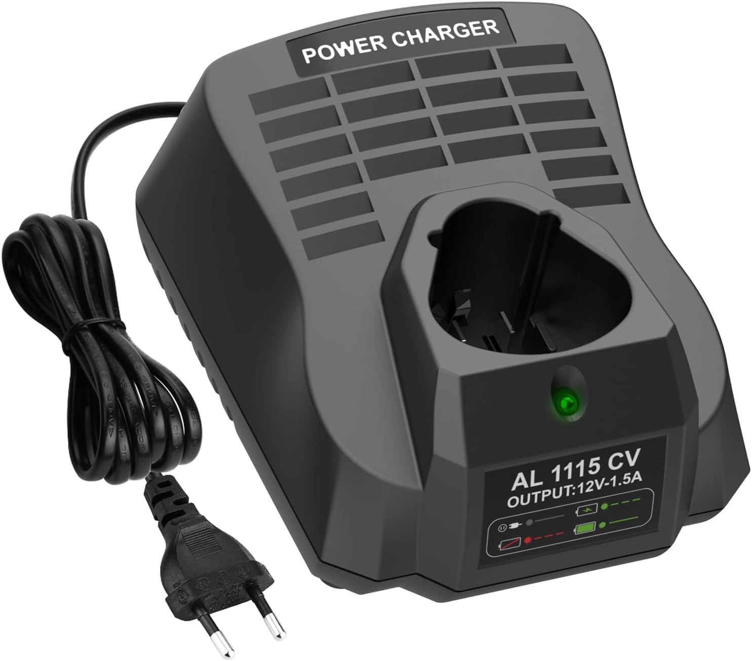 Ersatzladegerät für Bosch Ladegerät 12V AL1115CV Kompatibel mit Bosch 10.8V-12V BAT411 BAT412 BAT413 BAT414