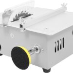 Mini Tischkreissäge, 240 W Kleine Elektrische Tischsäge mit 4 Klingen für Modellbau, Handwerksbetriebe, Holzbearbeitung