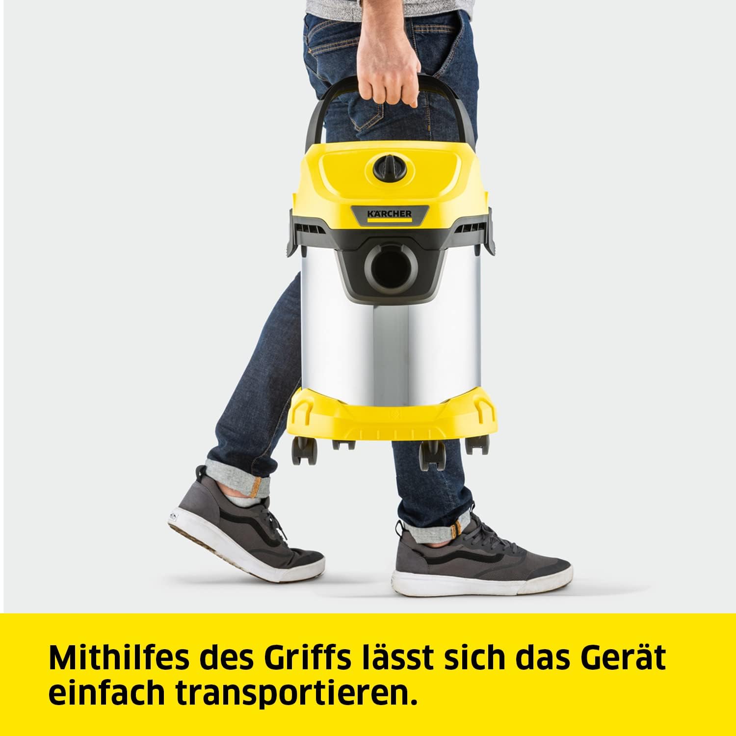 Karcher WD 3 S Aspiradora Sólidos/Líquidos 1000W – Bild 3