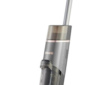 Shark HydroVac Kabelloser Nass Trockensauger mit antimikrobieller Bürstenrolle, Mehrzwecklösung geruchsneutralisierend, selbstreinigender Bodenreiniger, saugt & wischt, Grau WD210EU